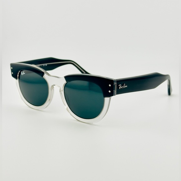 Ray-Ban Mega Hawkeye Sunglasses RB0298S black Transparent Frame Gray Lenses main image 7